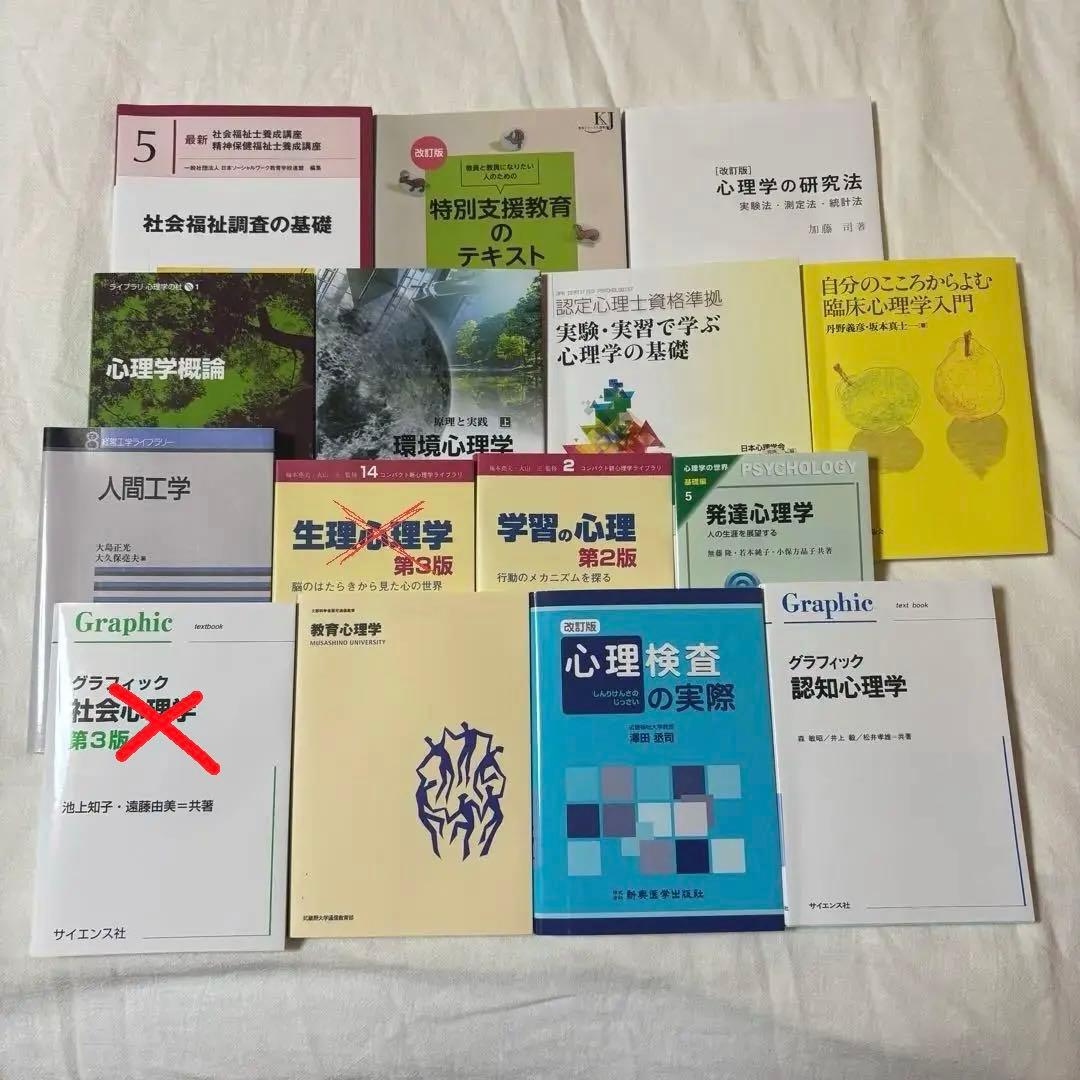 心理学・人間工学・発達心理学 書籍セット