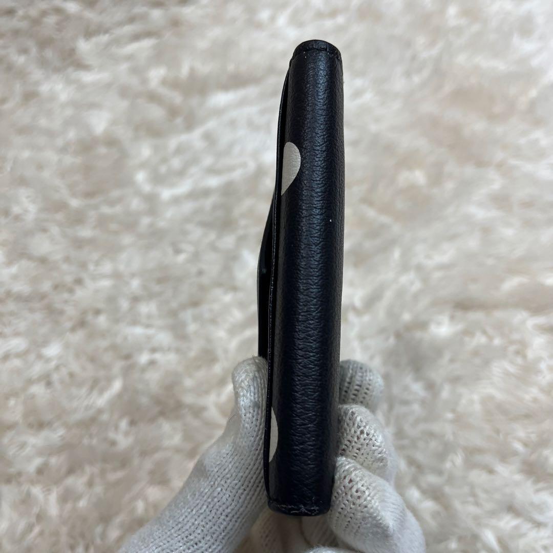 バレンシアガ　BALENCIAGA キーケース　6連フック　ドット　水玉　レザー