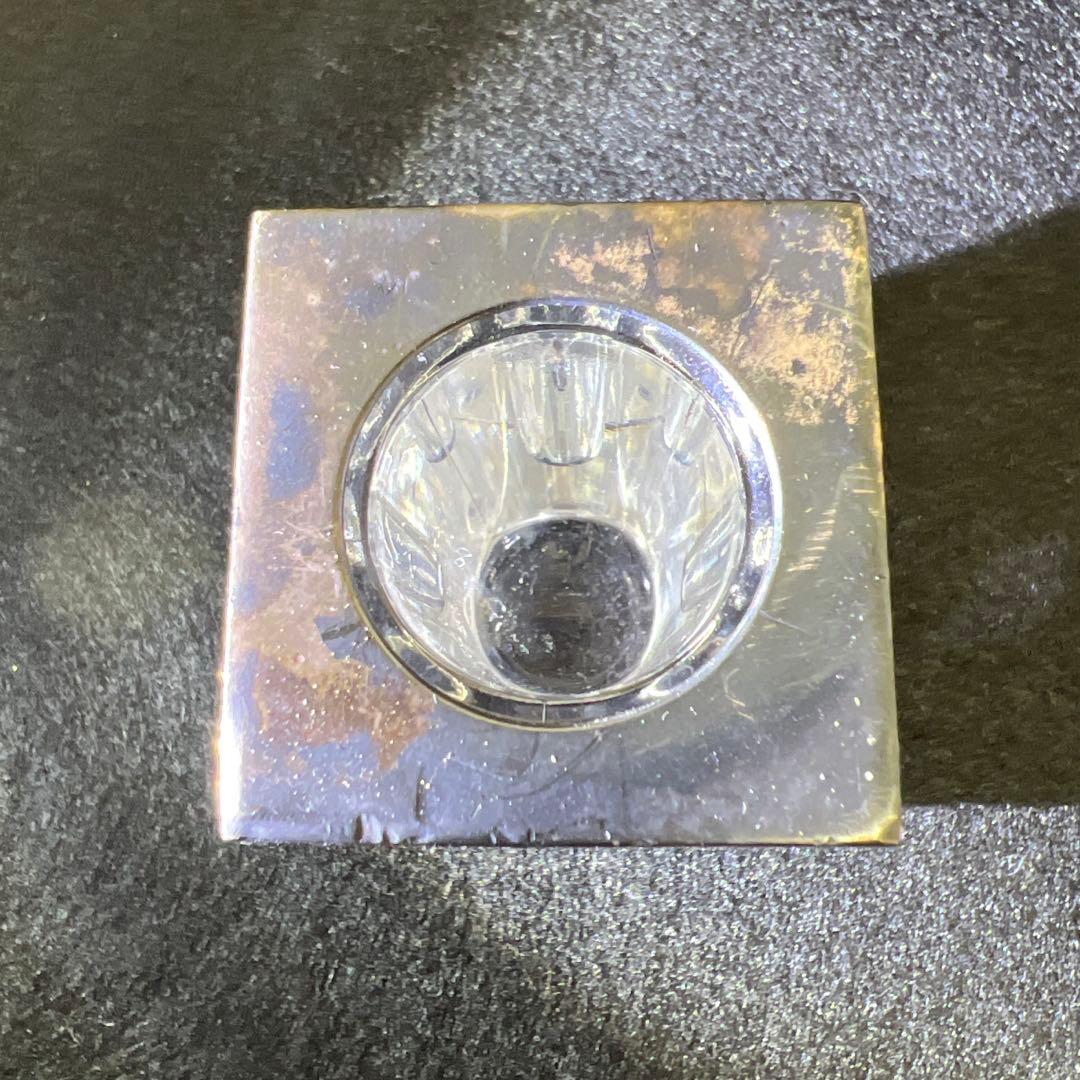 銀製刻印　透彫小花入　180g高さ6㎝　東Y7-1218☆2F