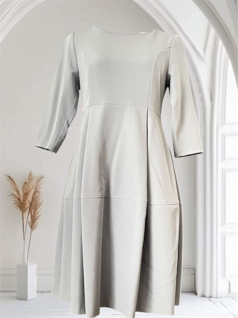 7分袖ワンピース レジーナリスレ（キャサリン）/裏起毛7分袖ワンピース