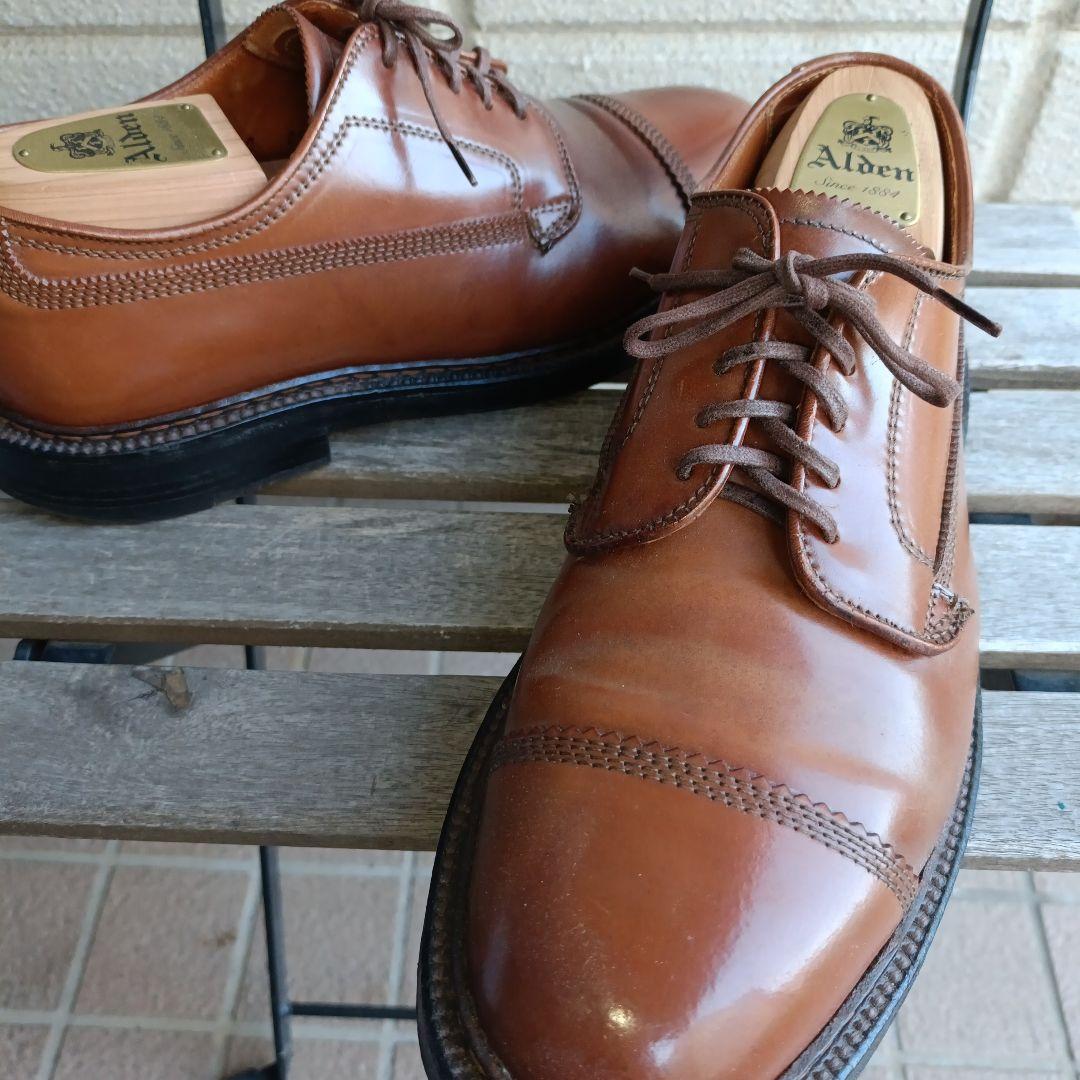【 Alden 】ATOM CapToe ウイスキー コードヴァン US8D