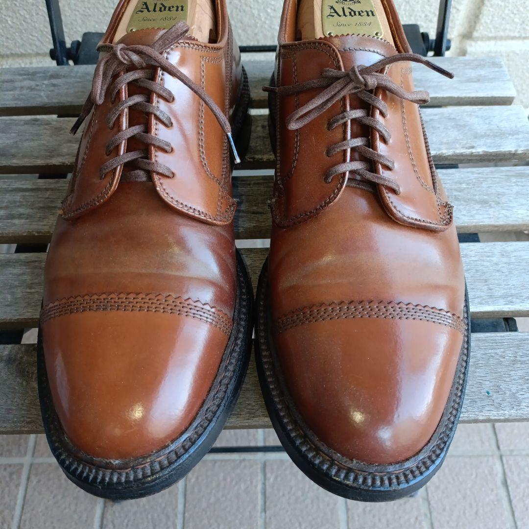 【 Alden 】ATOM CapToe ウイスキー コードヴァン US8D