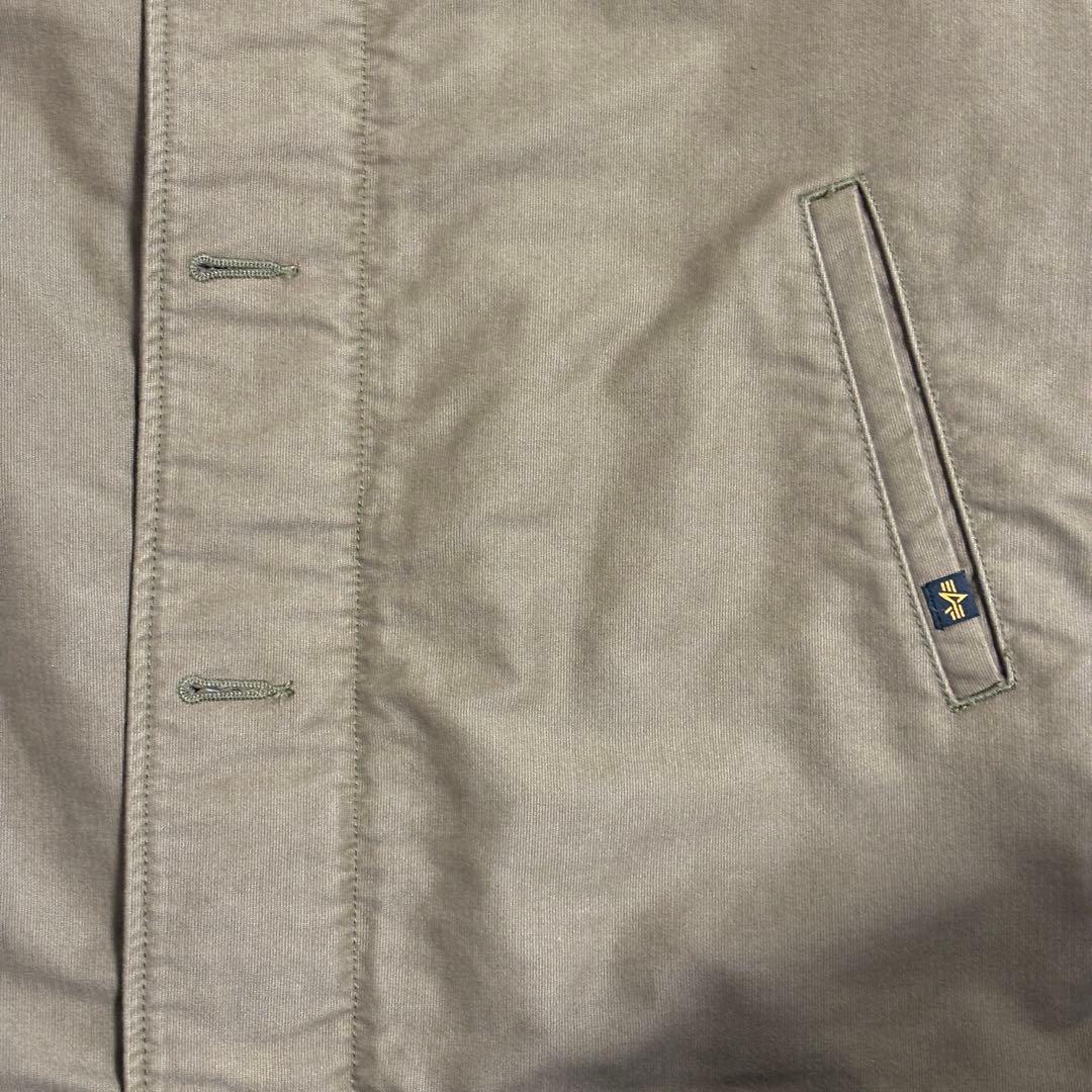 N1デッキジャケット　アルファ社製　ミリタリージャケット　古着　L ALPHA