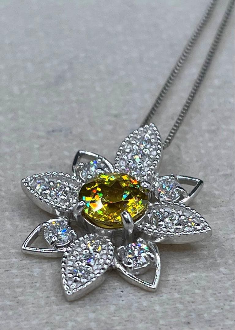 専用JA90★高級 スフェーン1.02ct ダイヤ ヘッド 鑑別書付