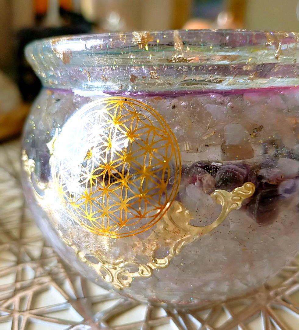 オルゴナイト　魔法壺　一点のみ　浄化　引き寄せ　開運　活性化　インテリア　奇跡