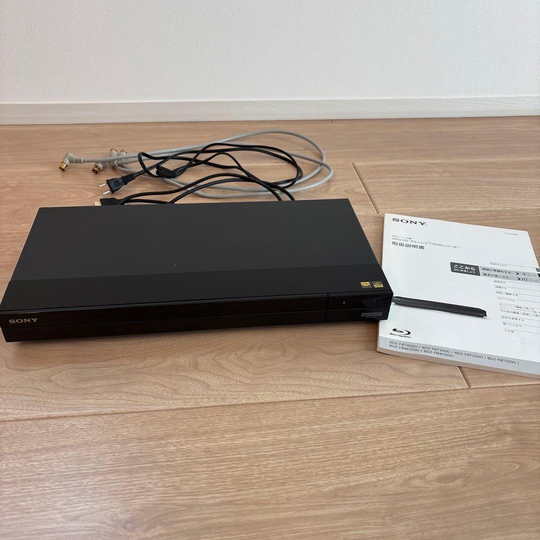 SONY ブルーレイレコーダー BDZ-FBW1000