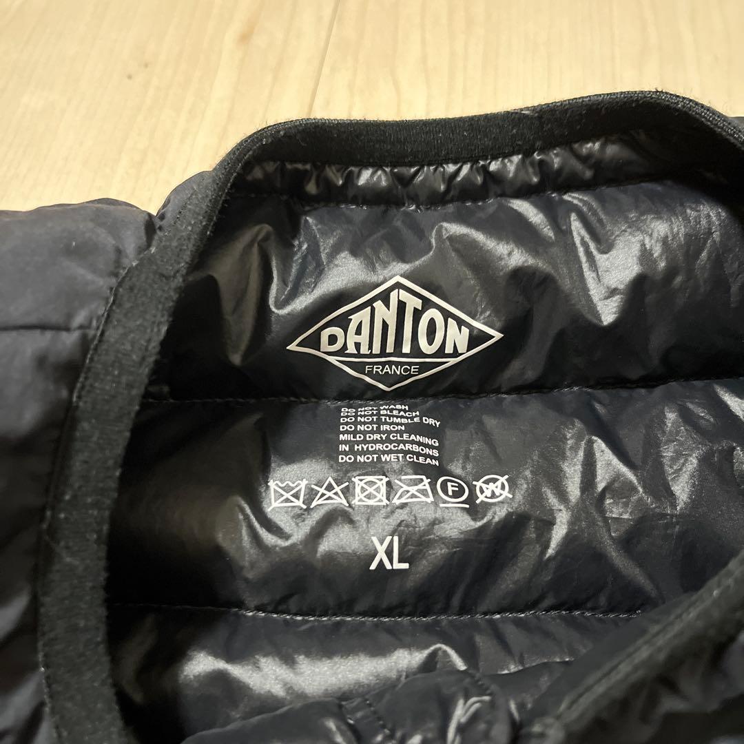 あ*つ様 DANTON ダウンベスト DT-A0026 黒 XL インナーダウン