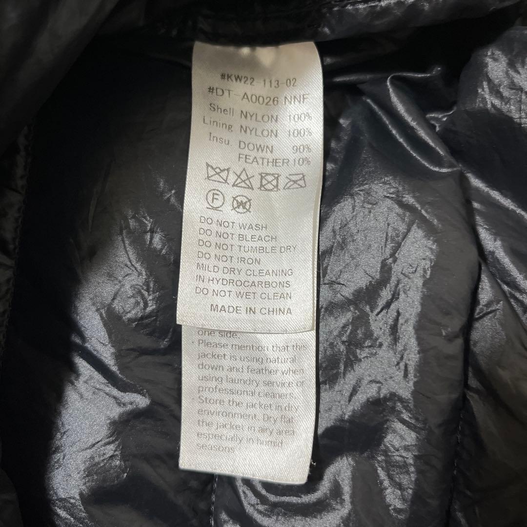 あ*つ様 DANTON ダウンベスト DT-A0026 黒 XL インナーダウン