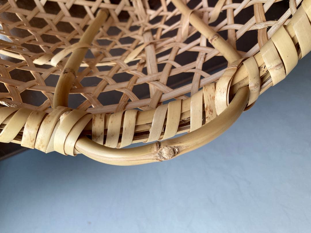 青森 根曲竹 りんごかご