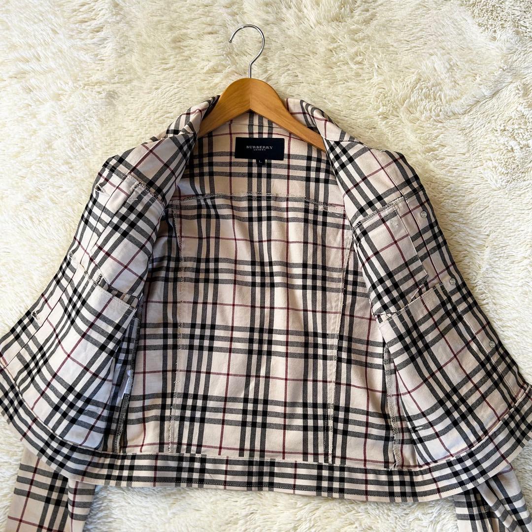 バーバリーロンドン ノバチェック ジャケット カバーオール ベージュ L