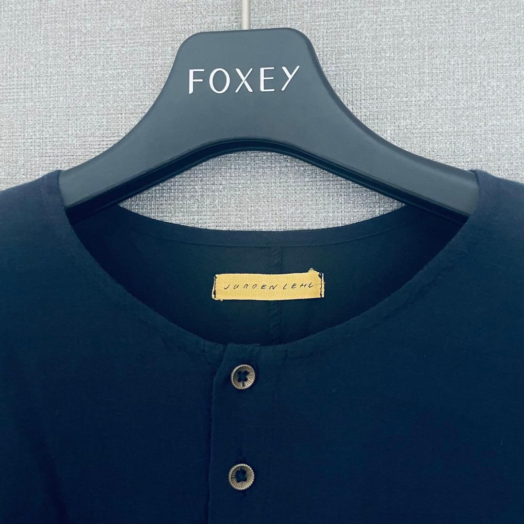 未使用級✨ヨーガンレール イエローレーベル ギャザー切替チュニック 紺 インド製