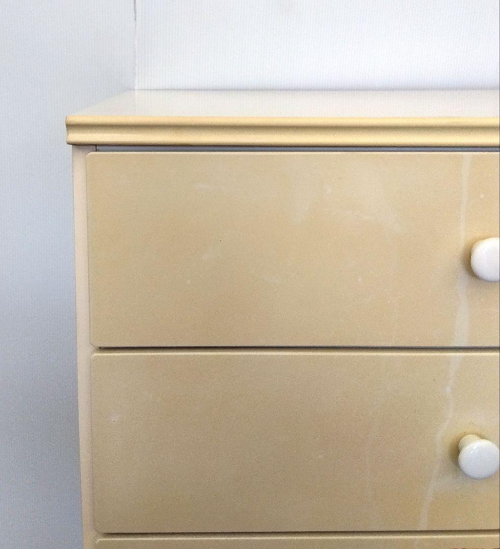 [き]昭和レトロ　女の子　犬　チェスト　大恵産業