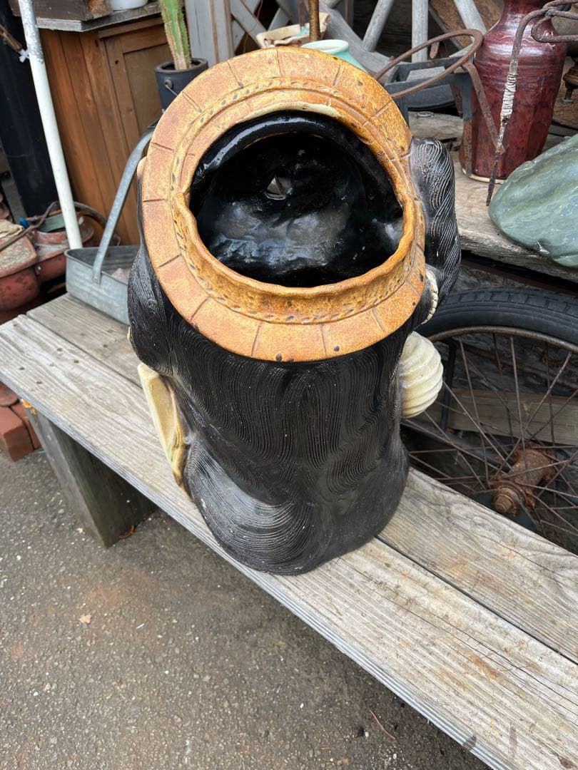 shota たぬきの置物、たぬき55センチ、たぬきの傘立て置物、傘立て、