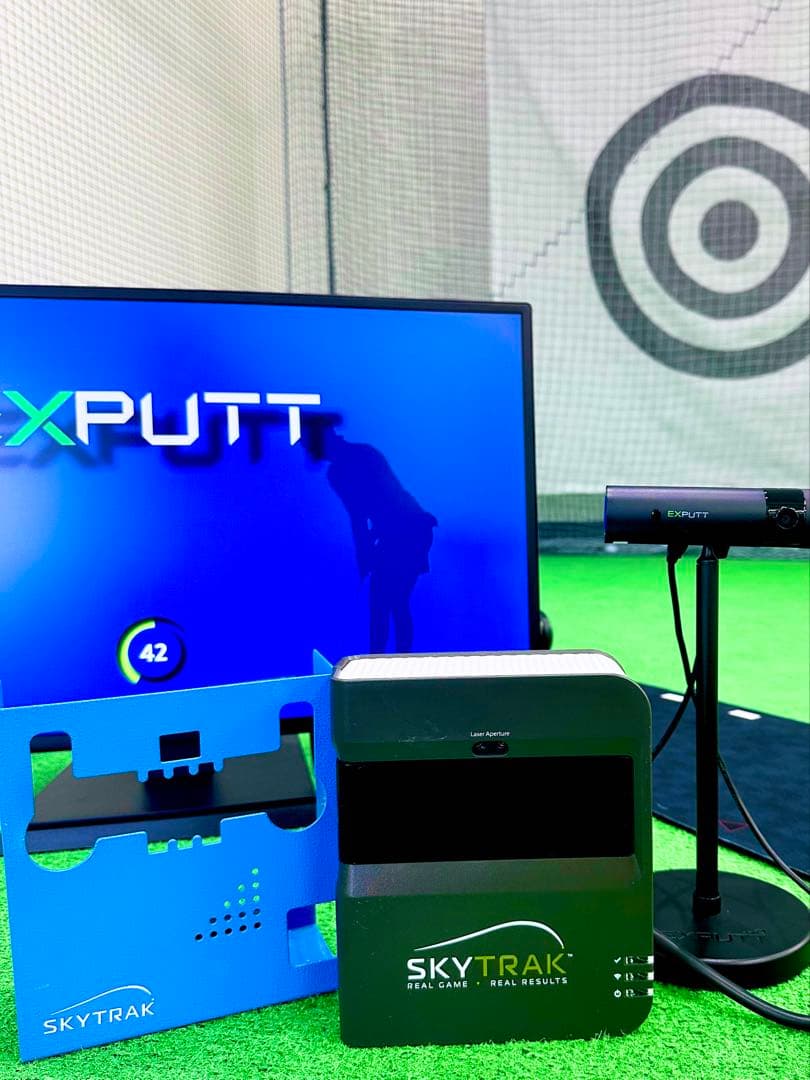 【美品】SkyTrak ゴルフシミュレーター + EXPUTT セット 送料無料