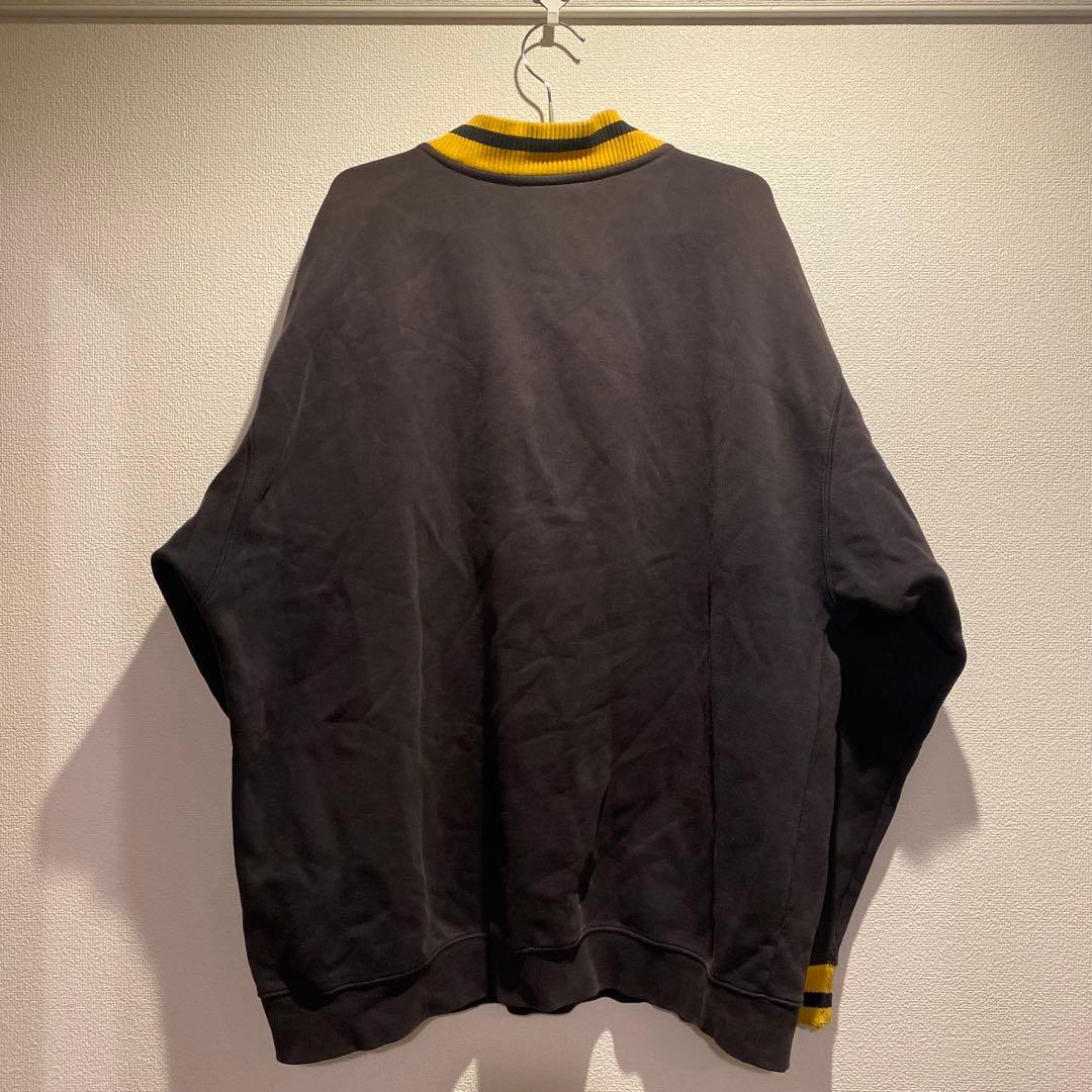 90s adidas アディダス 刺繍ワンポイントロゴ 肉厚スウェット XL