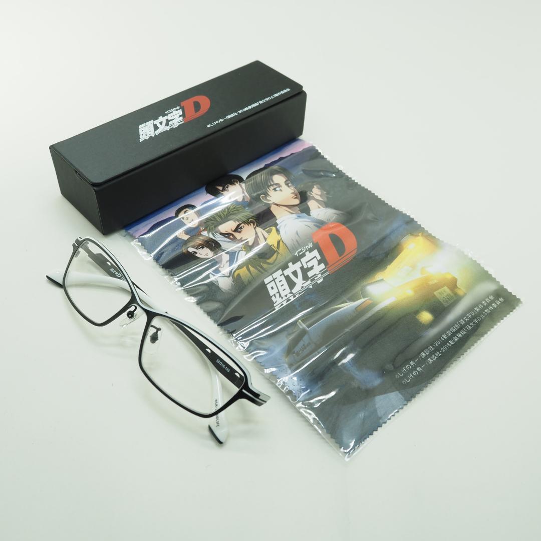 新品未使用 頭文字D AE86 イメージメガネ UVカット 伊達眼鏡