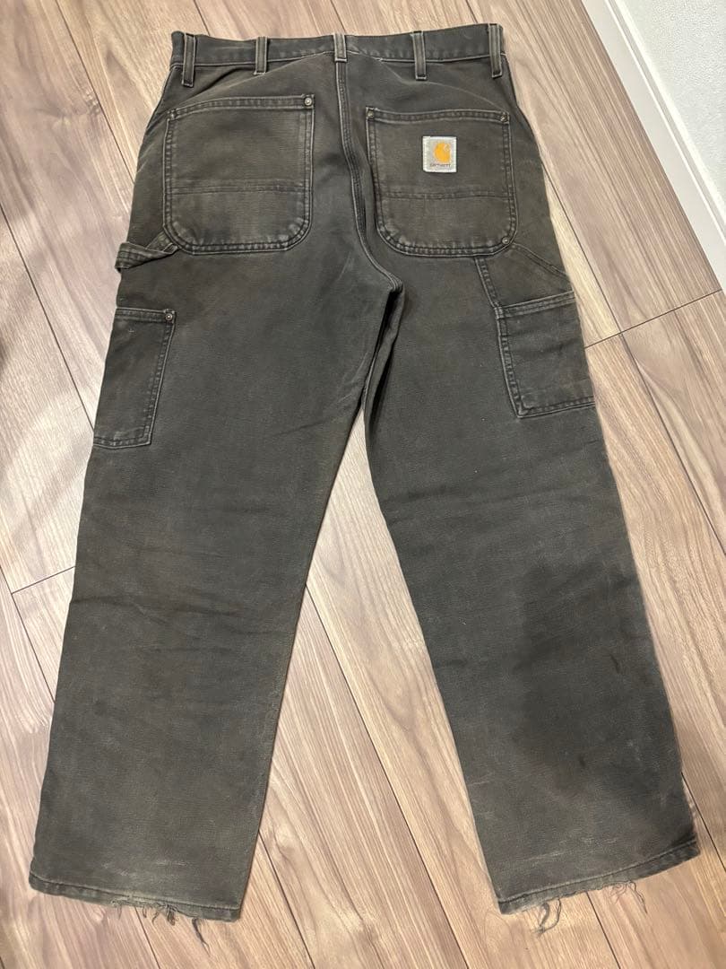 Carhartt ダブルニー　ブラック　デニム