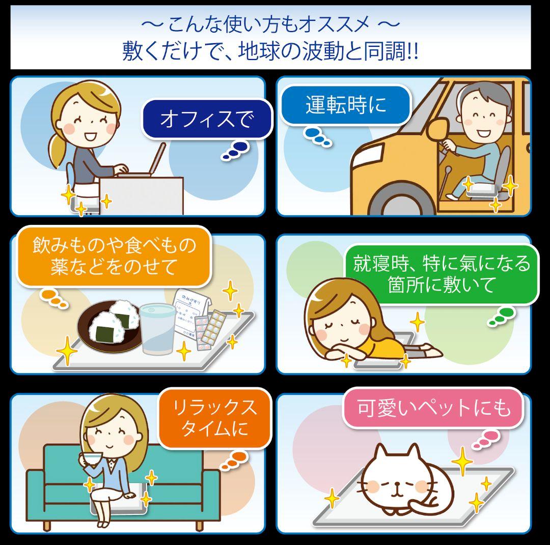 はせくらみゆき　貴金属使用　高HADO(波動)ナノシーツ（シン・アース ラグ）