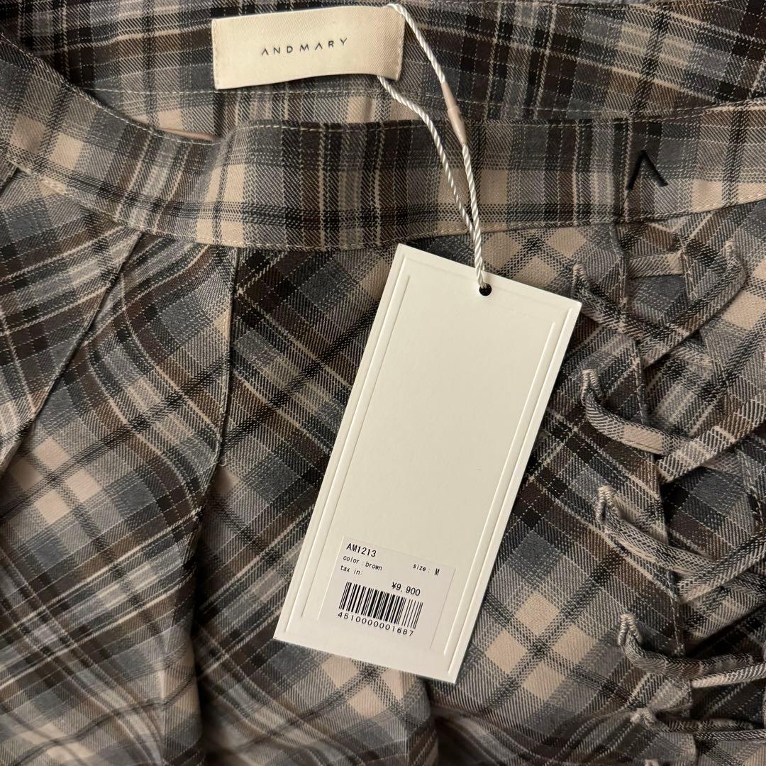 スカート Sonia lace up mini skirt andmary