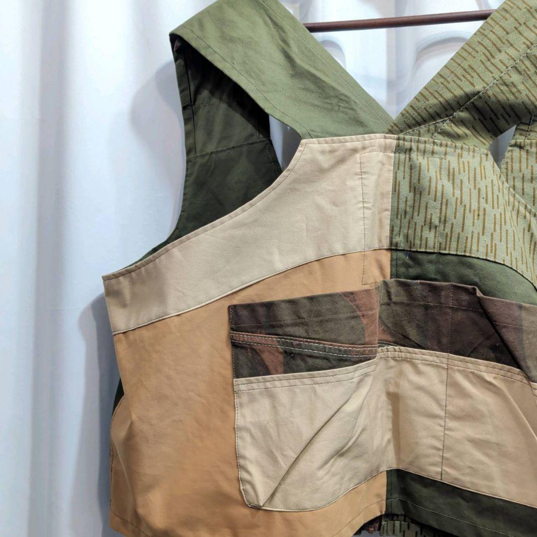 美品 Varde77 バルデ77 再構築 ミリタリー ミックスベスト XL相当