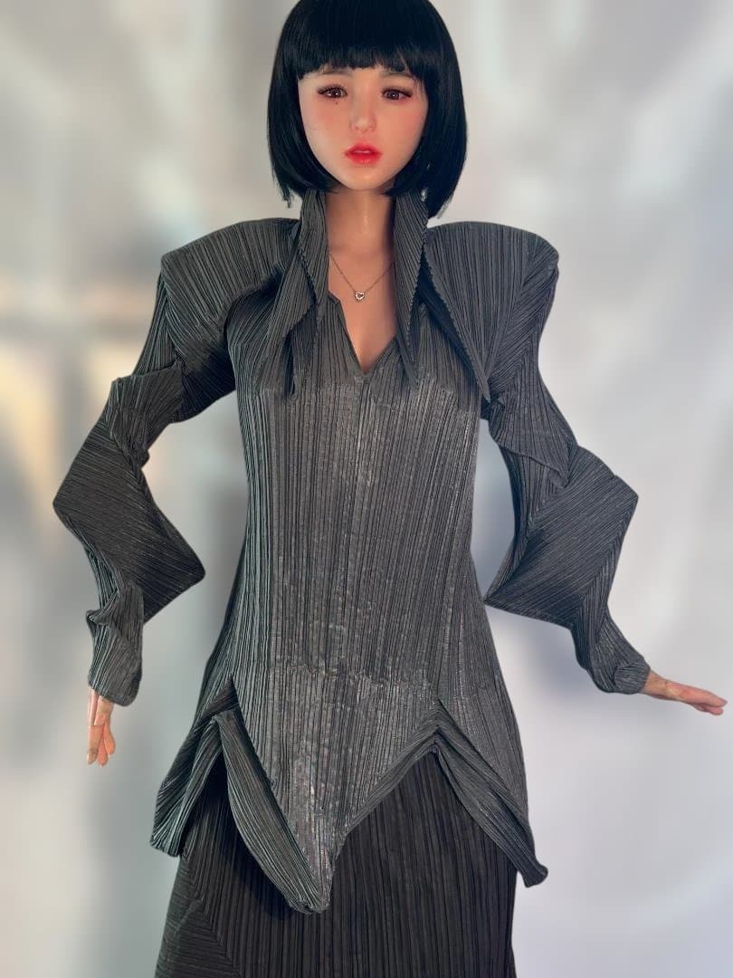 [超希少] ISSEY MIYAKE 変形 3D プリーツ トップス