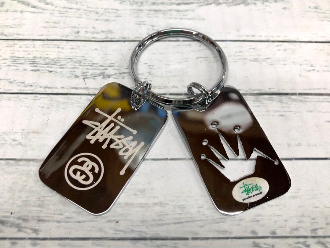 STUSSY 25周年記念 ドッグタグ キーホルダー　6610