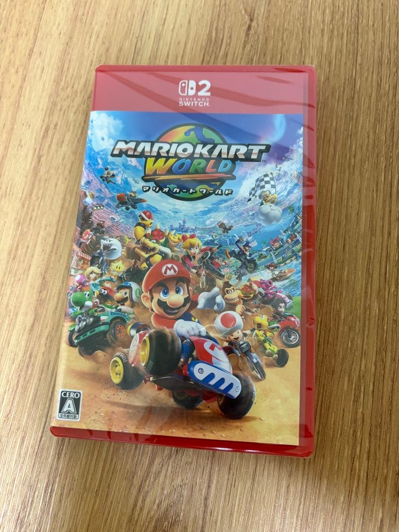 新品未開封 マリオカートワールドのソフト NintendoSwitch2