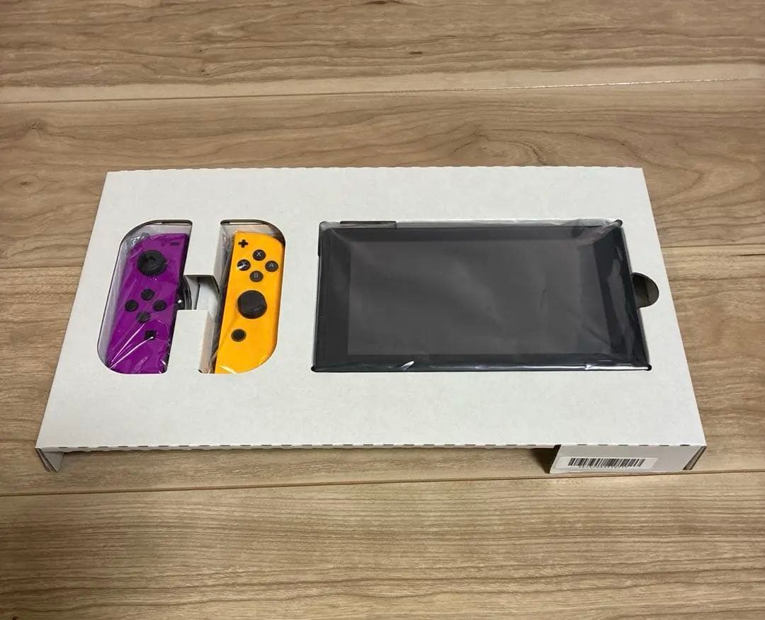 【美品】バッテリー強化版 Nintendo Switch 本体 保護フィルム付
