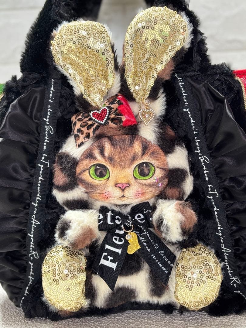 灰*猿様 コヤンイサムチョン　サイドファスナーバッグ（大）　サンダーちゃん　ヒョ