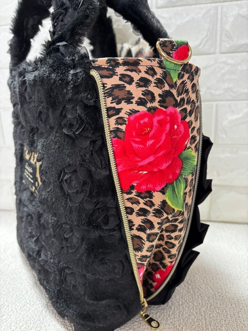 灰*猿様 コヤンイサムチョン　サイドファスナーバッグ（大）　サンダーちゃん　ヒョ