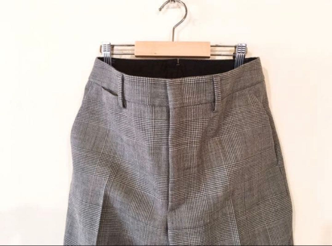 【美品】 期間限定！マーガレットハウエル×フォックスブラザーズ チェックパンツ