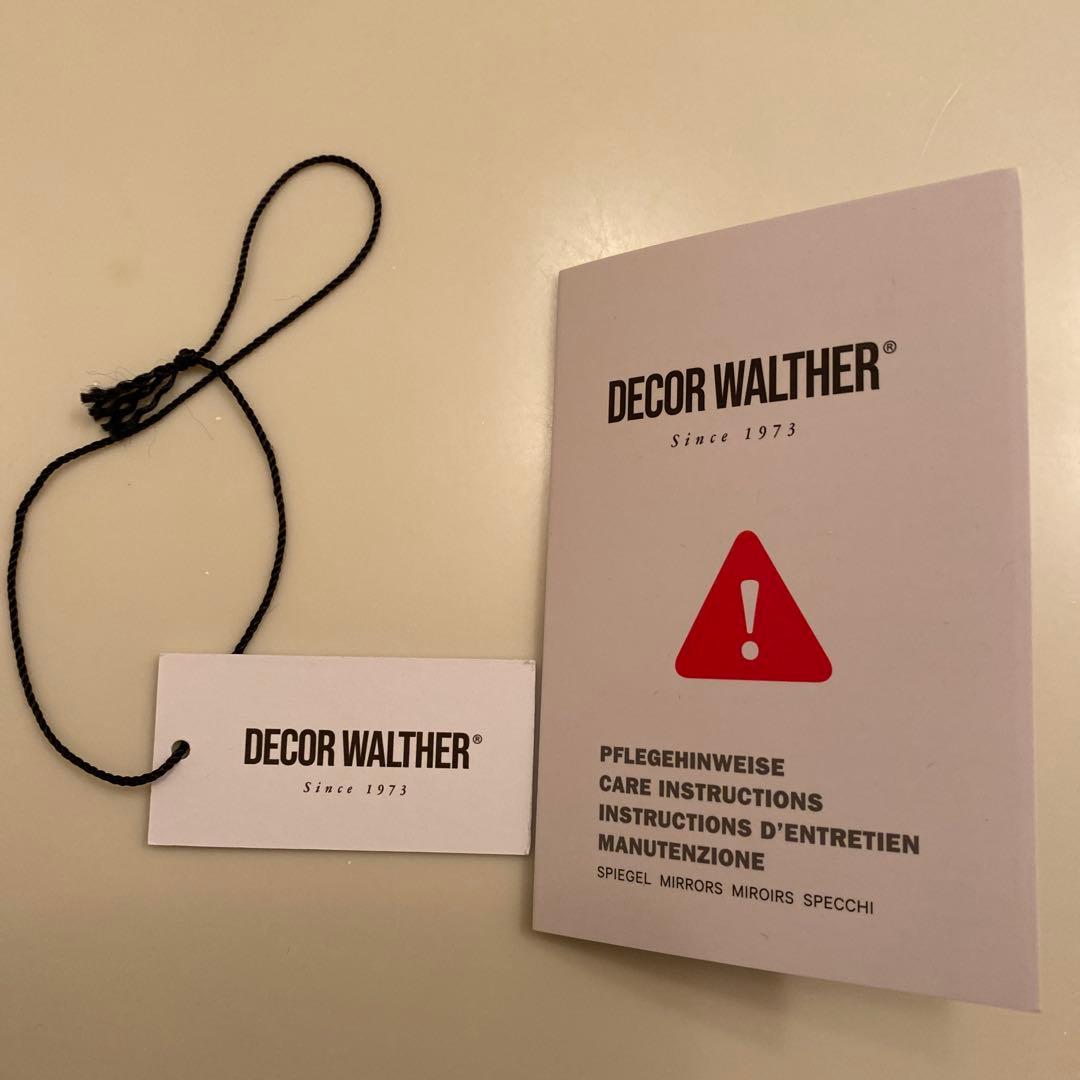 【新品】DECOR WALTHER 両面ミラー 5倍16 × 19 クローム￼