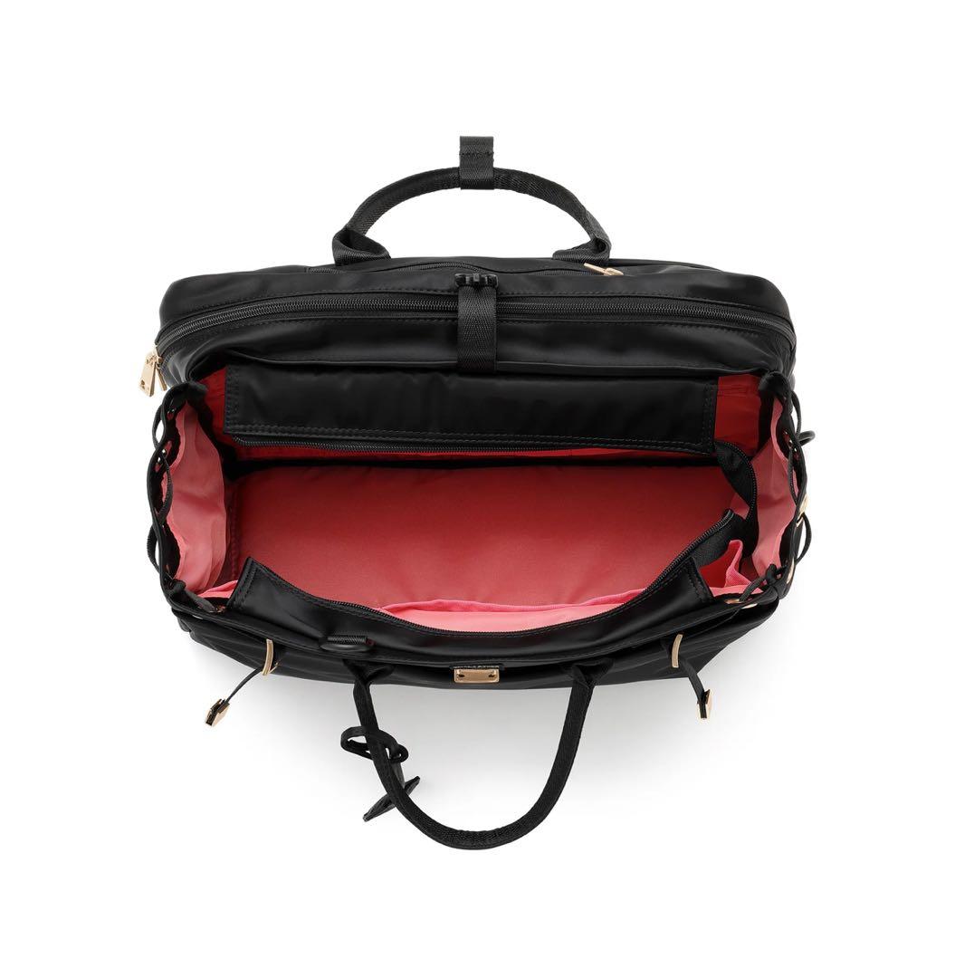 【美品】セレーンエテール　ブラック ビジネスバッグ ショルダーストラップ付き