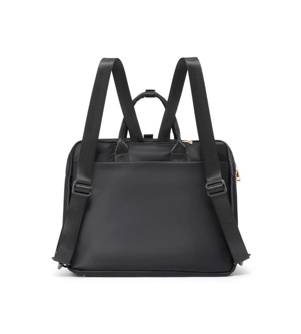 【美品】セレーンエテール　ブラック ビジネスバッグ ショルダーストラップ付き