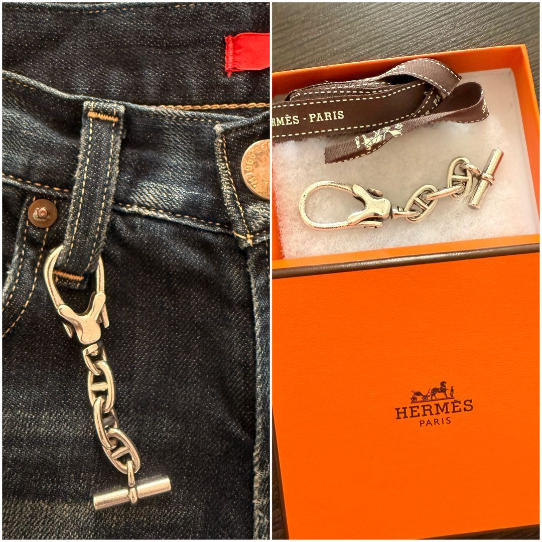 T*P様 HERMES シェーヌダンクル キーホルダー ヴィンテージエルメス　キ