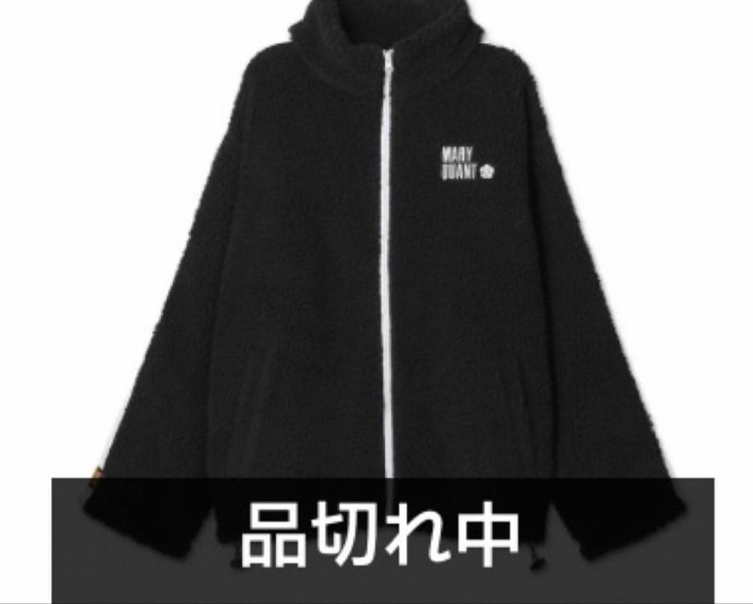 マリークワント　完売品　希少品　定価以下ブラック配色ロゴブルゾン　匿名配送