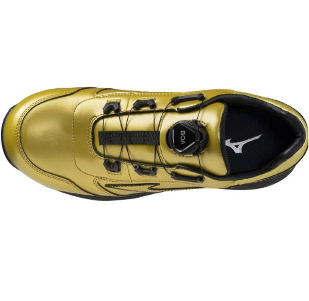 Mizuno SU51L BOAゴールド/ブラック 27.0cm限定カラー安全靴