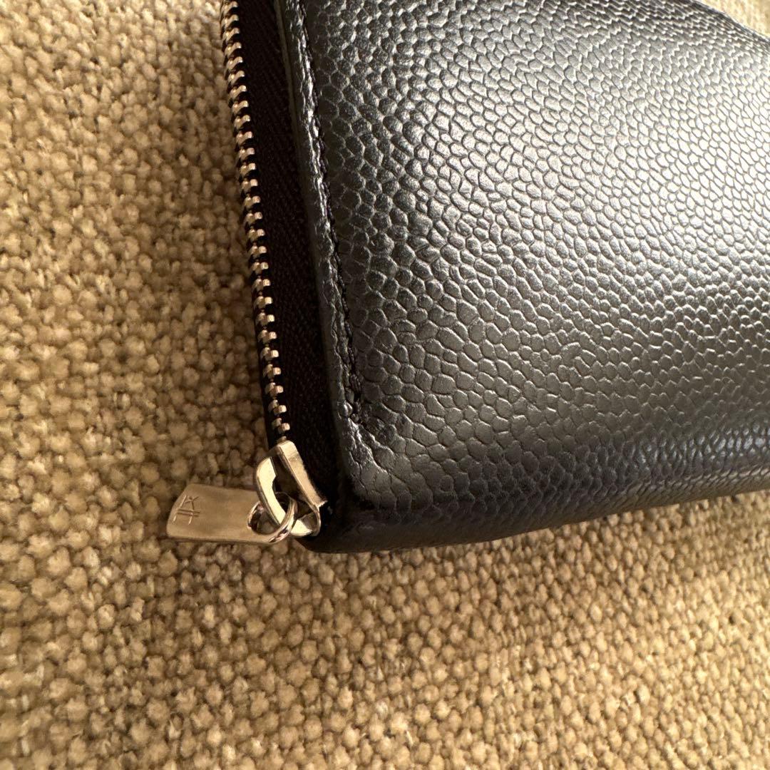 サ*ゲ様 SINSIN 新進工房 バタール　キャビアスキンレザー　長財布