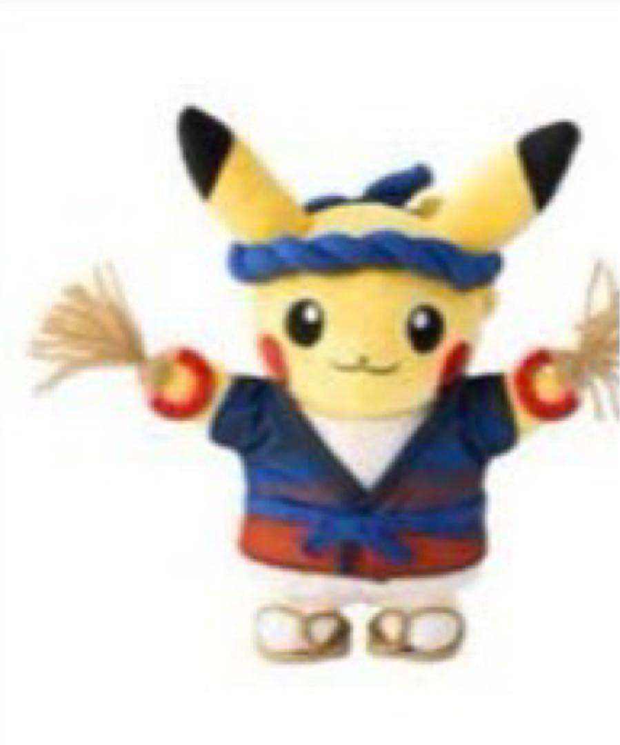 ピカチュウ 和服 ぬいぐるみ セット6種