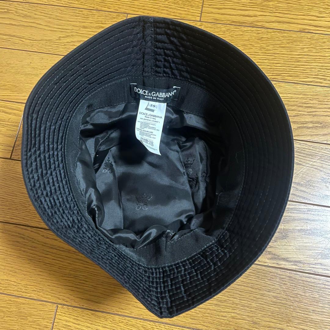 未使用 D&G DOLCE&GABBANA 保存袋付 ナイロン バケット ハット