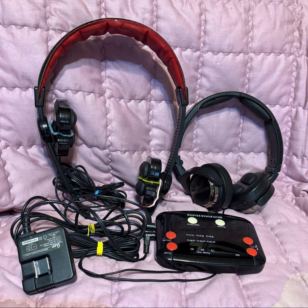 BRAIN POWER TRAINER ヘッドホン2個セットACアダプター付き
