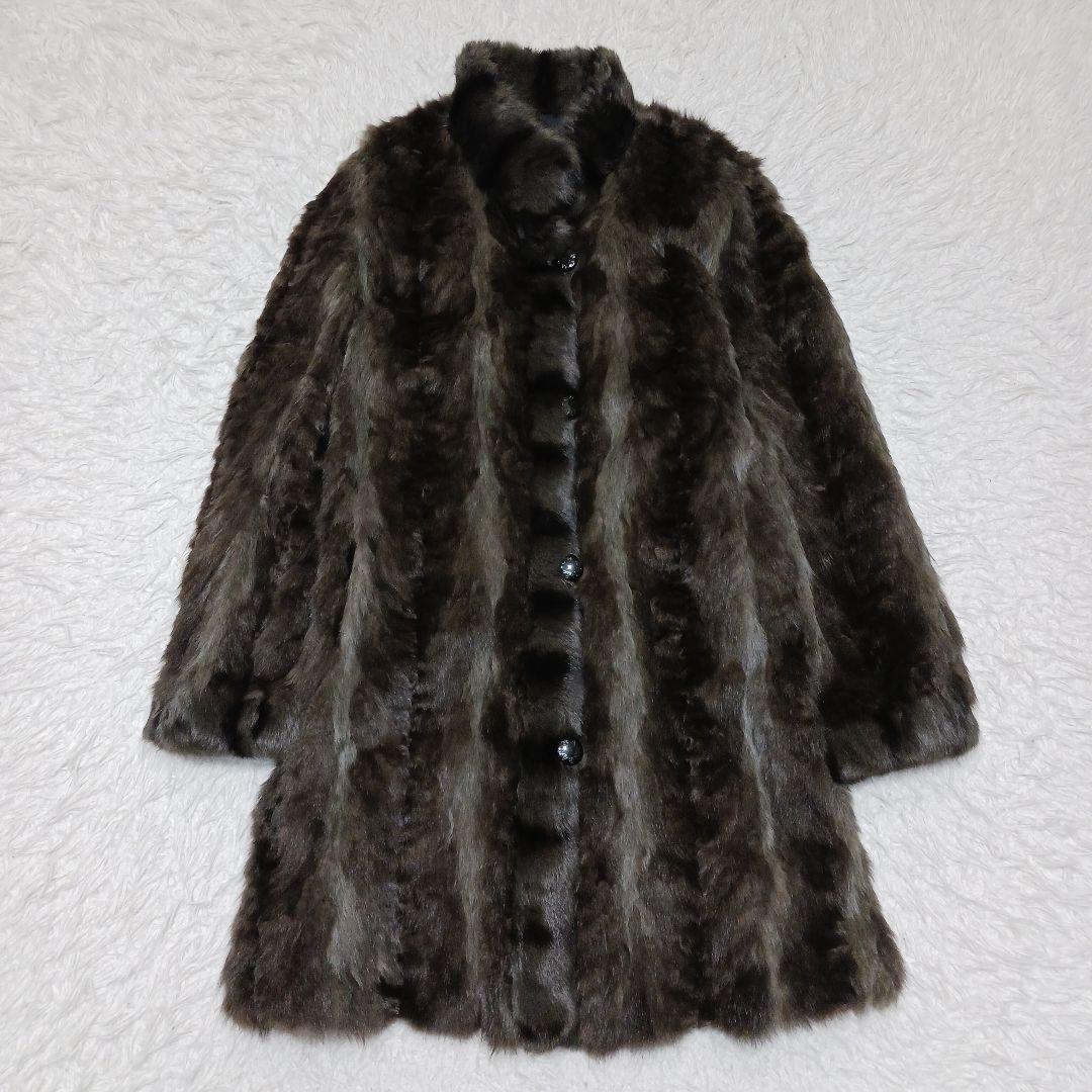 ✨極美品✨バルマン　リバーシブル　シルク　リスファー　コート　サイズL