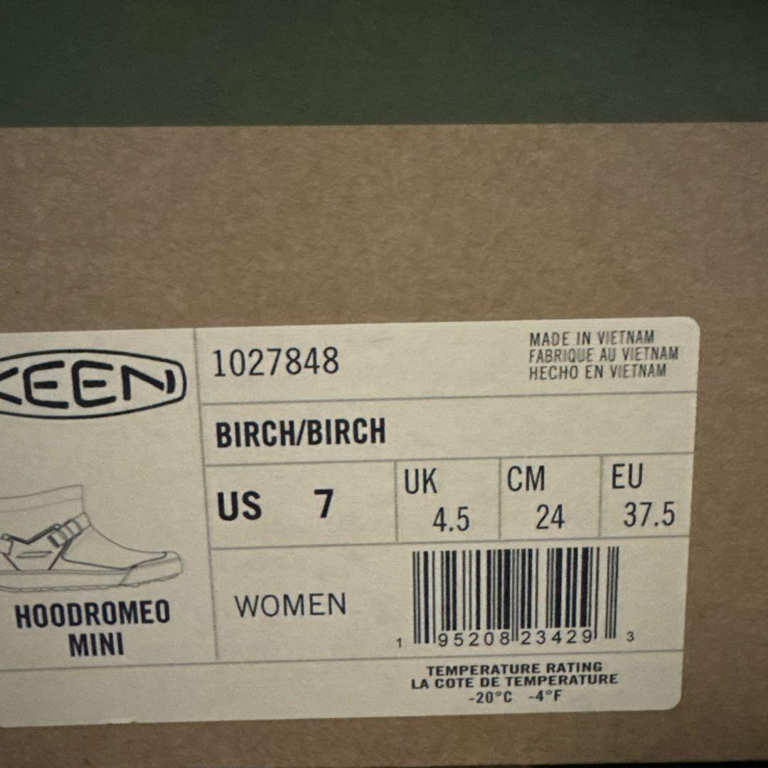 【新品】KEEN フッドロメオ ミニ ブーツ サイズ24cm