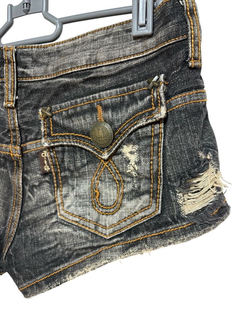 d.i.a. ダイヤ ショートパンツ ショーパン ダメージ デニム XS 24