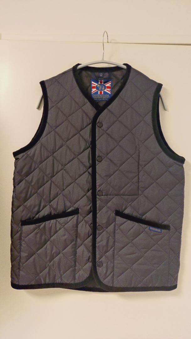 LAVENHAM メンズ　ジレ　サイズS　Black