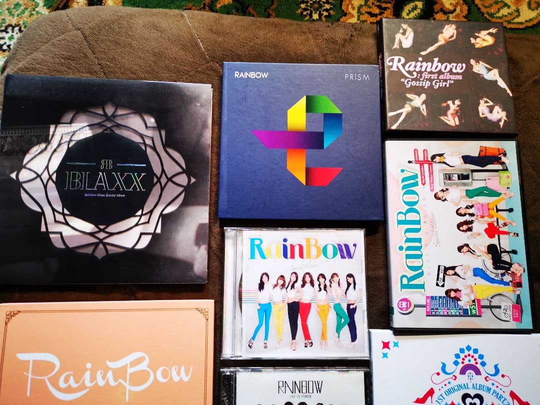 レア韓国K-POP　RAINBOW CDアルバム+DVD11枚セット レインボー