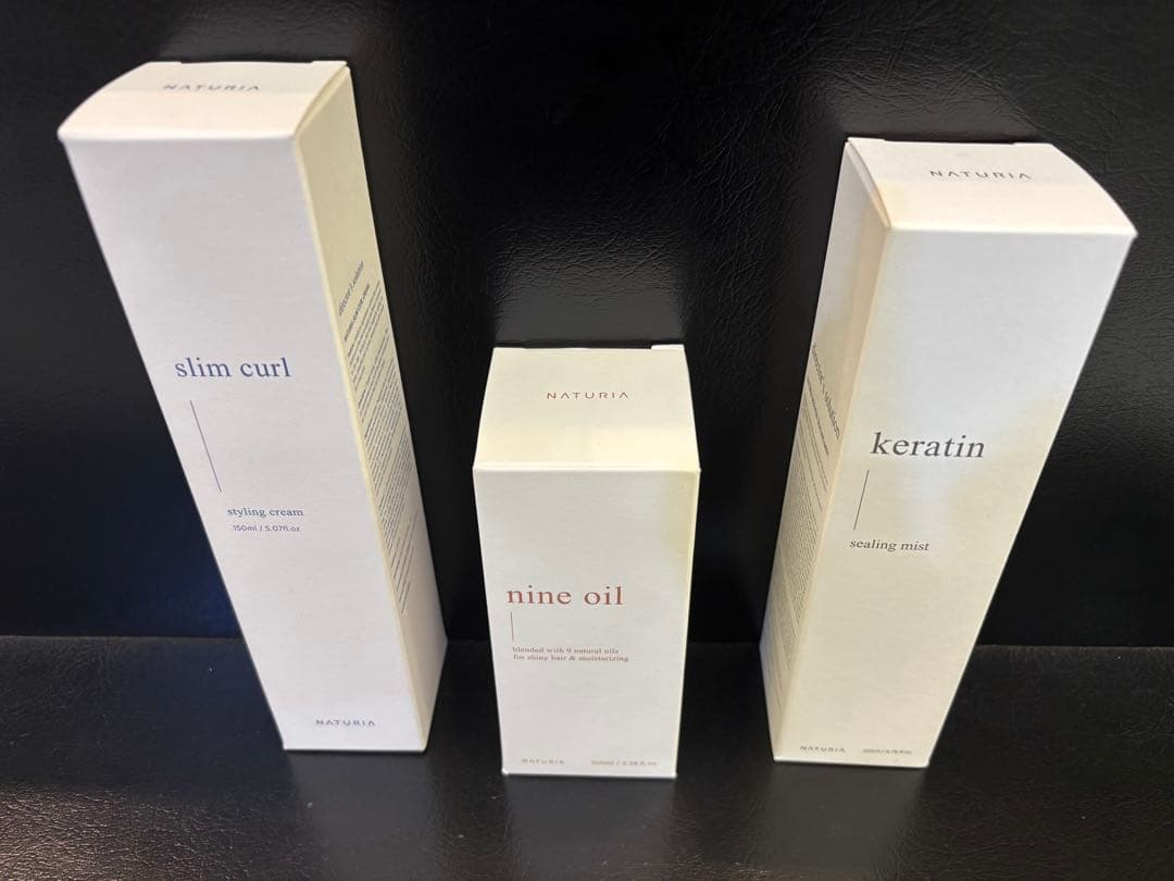 NATURIA スリムカール　ナインオイル　シーリングミスト　3点セット