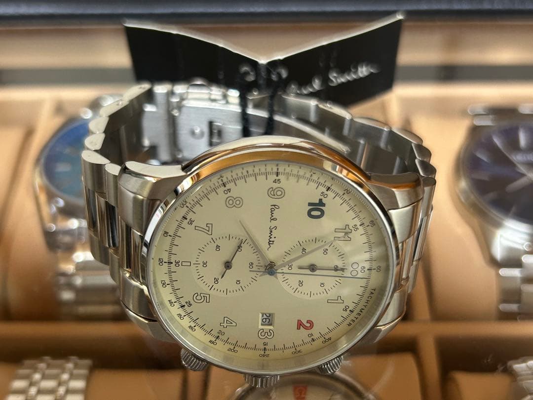 【ほぼ未使用】　Paul Smithポールスミス腕時計 BLOCKCHRONO