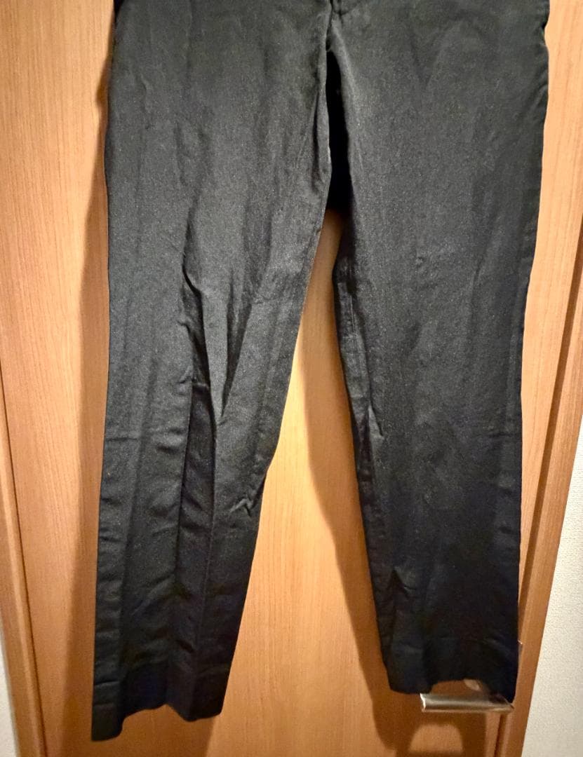 コムデギャルソンオムプリュス ポリ縮絨 スラックス パンツ 黒 L