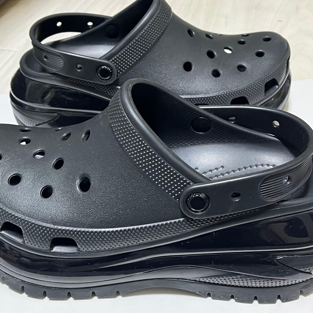 クロックス /メガクラッシュ クロッグ/黒 厚底/メンズ 28cm crocs